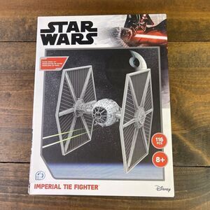 Star Wars Imperial Tie Fighter 3D Model Kit 116 Pieces 4D Cityscape Disney/Lucas